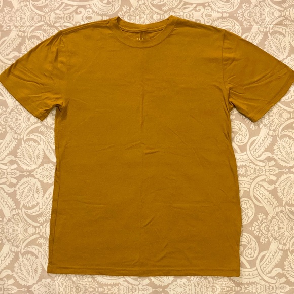 George Men’s Tan T-Shirt Size Small Casual Basic Soft Tee - Picture 1 of 2